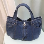 デニムリメイク　トートバック