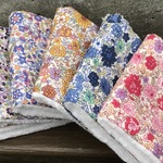 □590 今治タオル ミニハンカチ6P リバティ風花柄