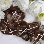 送料無料♪ リボンシャワー＃09　Ｕピンセット（９本）　☆アップヘア☆ヘアクセサリー☆ラプンツェル☆