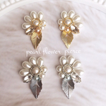 パールフラワーピアス/イヤリング
