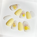 Botanical Candle Nail Yellow