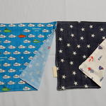 4重ガーゼハンカチ・リバーシブル・2枚セット・男の子にも