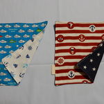 4重ガーゼハンカチ・リバーシブル・2枚セット・男の子にも