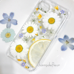 朝露のレモン押し花iPhoneケース