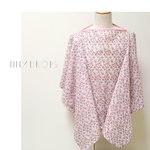 花柄 素材にこだわった 国産 授乳ケープ   pink 
