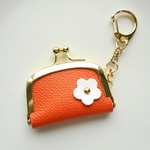New・ネックレスのためのアクセサリーケース・エルメスオレンジ・お花・受注販売