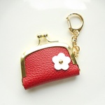 New・ネックレスのためのアクセサリーケース・レッド・お花・受注販売