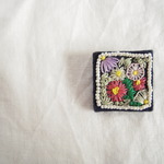フラワーボックスブローチ_#043_flower box brooch