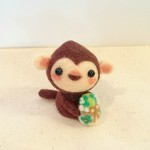 【kaz…様ご依頼品】（再）おさる🐵幸せクロバー…お届け🍀    
