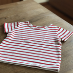 《new》赤×白ボーダーＴシャツ★半袖