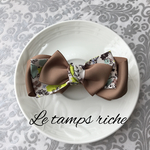 【再販】リバティのバナナクリップ♡ブラウン系