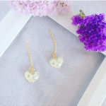 ☆ゆらゆらかすみ草＊ゴールドチェーンピアスorイヤリング
