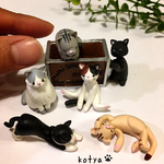 6種のミニねこ