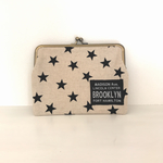 星☆monotone+通帳がま口ポーチ