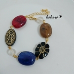 【SALE】ヴィンテージ風　mixブレスレット