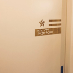 REST ROOM 御手洗い扉 木目調 シート