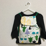 ふわふわ ナップリュック ＊ 森のくまさん柄