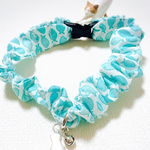 シュシュ首輪        🐟水色