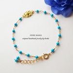 ♡Petit Oriental Turquoise bracelet♡プチオリエンタル♡ターコイズ天然石ブレスレット♡