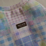 【ＤＭ，Ｌ】ワンダフク☆ドッグウエア～パステルチェック