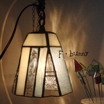 ステンドランプ♡White&clear