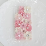 sachi816さま専用ご購入ページ　花束のようなお花のスマホケース　 No.33