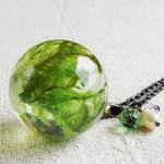☆苔玉・Herbarium☆ネックレス☆２４mm☆
