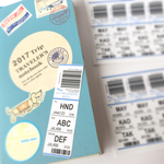 【セミオーダー】BAGGAGE TAG シール