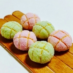 さくふわ♪焼きたてメロンパン(パステルカラー)