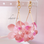 再販多数♡【ピンク】桜の花びらイヤリング・ピアス