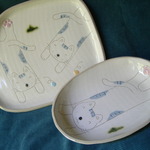 【SALE】理由有りniku・Qお皿２枚組