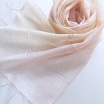 再販＊薄桜×淡黄色＊ふんわり シルクショール