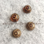 数量限定【貼り付けパーツ】 antique pattern cabochon