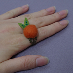 リングピンクッション(オレンジ)