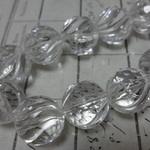 アクリルビーズ　(クリア）カット　18ｍｍ　No6
