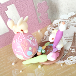 ＊イースター＊イースターエッグ作りのフィギュア♪