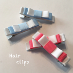 リボンヘアクリップ