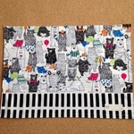 くまさんのランチョンマット　２５×３５