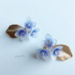 ＊紫陽花のブーケピアス&イヤリング＊