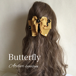 Butterfly バンスクリップミモザイエロー