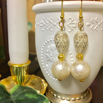 アンティークパールピアス