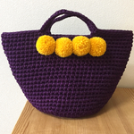 【オーダー品】ポンポンマルシェバッグ