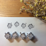 お顔はんこ 4点セット