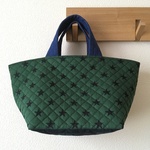 キルティングdeトートバッグ-C ＃033【星★GR】
