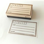 シンプル住所宛名はんこ