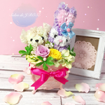 【受注販売】くまちゃん&うさちゃん プリザーブドフラワーアレンジメント