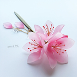 ＊桃の花の簪＊