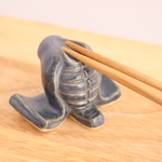 ＜kansya様専用＞剣道のメン箸置き（藍色1つ+青萩1つ）