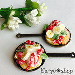 フルーツたっぷり！パンケーキのマグネット