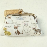 【再販2】ねこ辞典★プチがま口財布